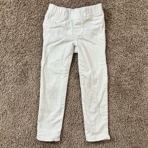 Gap white denim jeggings 5T